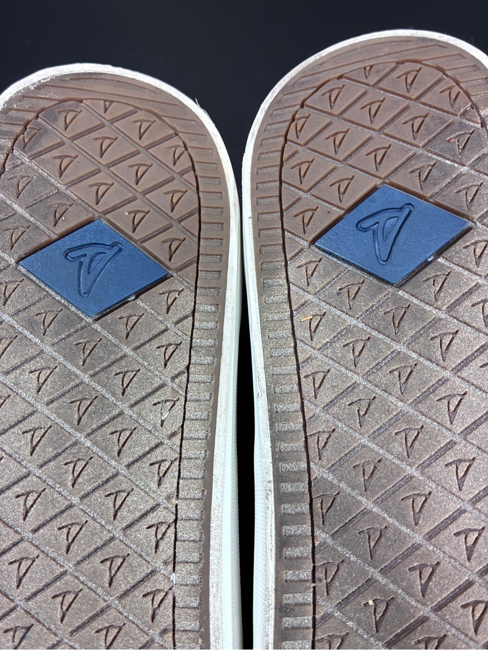 Sperry Beige Canvas Boat Shoes with Brown Leather Laces - Picture 9 of 12